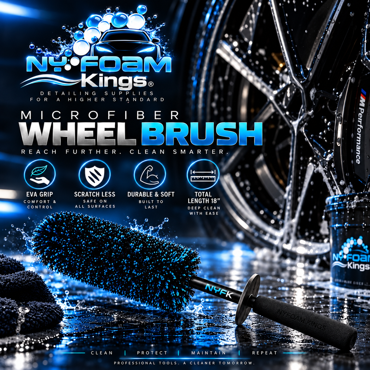 MICROFIBER WHEEL BRUSH